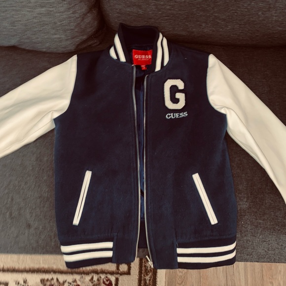 Kids Size 12 Guess Varsity Jacket - Picture 2 of 3